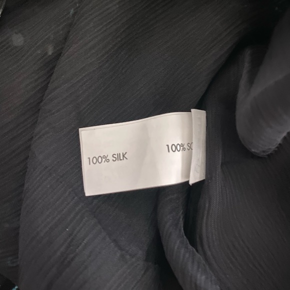 Poupette St Barth Aqua Vertical Silk Maxi Skirt - Picture 13 of 14